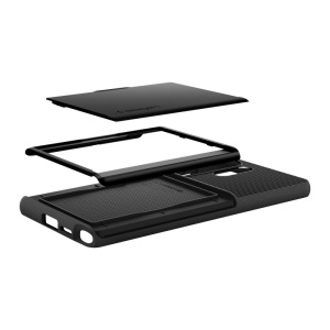 Husa Samsung Galaxy S25 Ultra - Spigen Slim Armor CS Neagra - Img 6