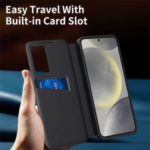 Husa Samsung Galaxy S26 SmartView Techsuit neagra - Img 5