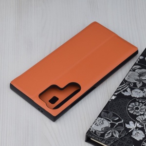 Husa Samsung Galaxy S26 Ultra Eco Leather View Case portocalie - Img 3