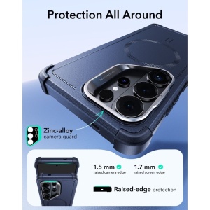 Husa Samsung Galaxy S26 Ultra ESR Cyber Armor Kickstand neagra - Img 7