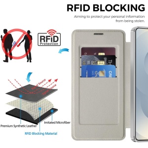 Husa Samsung Galaxy S26 Ultra SmartMag Book Case Gri - Img 5