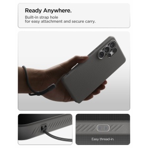 Husa Samsung Galaxy S26 Ultra Spigen Liquid Air Marble Grey - Img 12