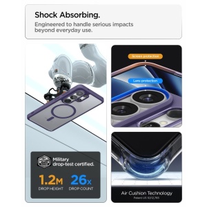 Husa Samsung Galaxy S26 Ultra Spigen Ultra Hybrid MagSafe Deep Purple - Img 12