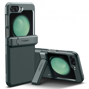 Husa Samsung Galaxy Z Flip 5 Spigen Tough Armor PRO Abyss Green - Img 1