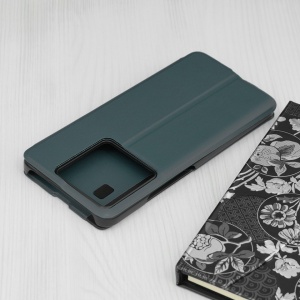 Husa Xiaomi 13T / 13T Pro -Eco Leather View Case verde inchis - Img 3