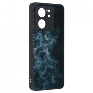 Husa Xiaomi 13T Pro / 13T - Printing Glass Blue Nebula - Img 2