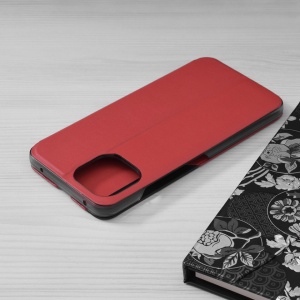 Husa Xiaomi Mi 11 Lite -Eco Leather View Case-Red - Img 2