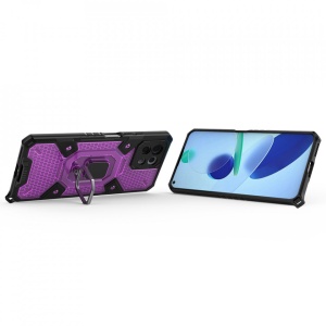 Husa Xiaomi Mi 11 Lite - Honeycomb Armor- Rose Violet - Img 6