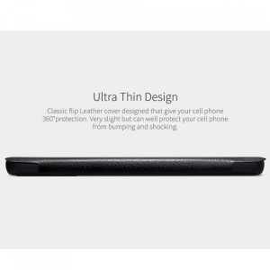 Husa Xiaomi Mi 11- Nillkin Qin Leather Case Neagra - Img 5