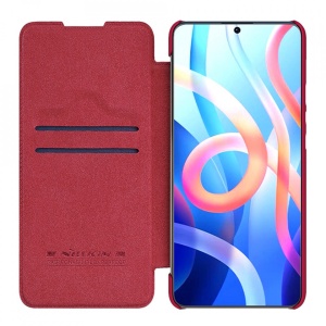 Husa Xiaomi Redmi Note 11/ Note 11s - Nillkin Qin Leather Case Rosie - Img 2