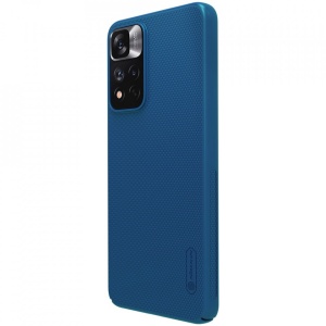 Husa Xiaomi Redmi Note 11 Pro+ - Nillkin Super Frosted Shield Pro Albastra - Img 6