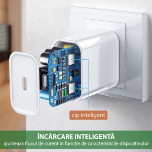 Incarcator original Samsung Fast Charging , PD 25W si cablu type C inclus alb EP-TA800XWEGWW - Img 5