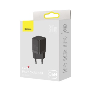 Incarcator telefon Baseus GaN3 incarcare rapida USB-C, PD, 30W, 3A - Img 4