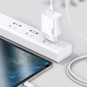 Incarcator telefon priza - Usams Port USB-C , PD, Fast Charge, 20W, 3A - Img 2