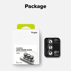 Sticla securizata pentru camera telefonului Samsung Galaxy Z Fold7 Ringke Camera Lens Frame Glass Black X 2 buc - Img 7