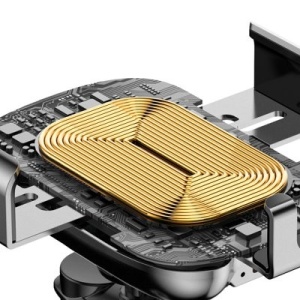 Suport auto cu incarcare wireless Baseus Smart -Negru - Img 4