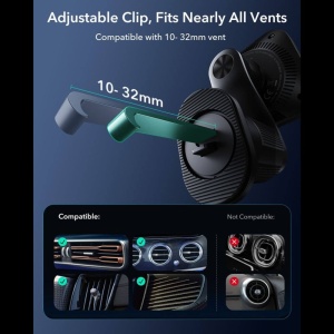 Suport Auto ESR OmniLock cu incarcare Qi2 25W – Magnetic, 360° - Img 3