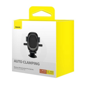 Suport telefon auto Baseus UltraControl Pro C40351600113-00 – Auto Clamping, Dashboard & Vent, Negru - Img 2