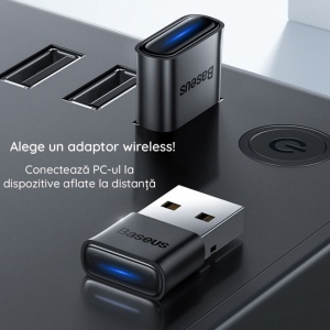 Adaptor USB Dongle wireless Bluetooth Baseus BA04 - Img 7
