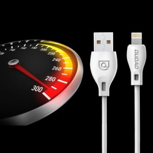 Cablu de date Dudao USB / Micro USB 2.4 A 1m white - Img 5