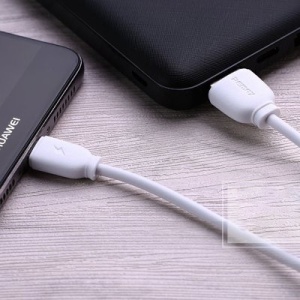 Cablu de date Remax Suji RC-134m USB / micro USB Cable 2.1A- 1M Alb - Img 3