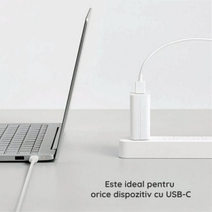 Cablu de date Xiaomi Mi cu incarcare rapida - USB Type C ,6A Bulk - Img 3