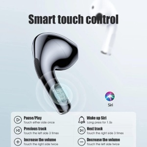 Casti Bluetooth Lenovo Wireless Earbuds ThinkPlus LivePods LP40 albe - Img 3