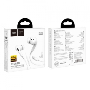 Casti cu cablu lightning 1.2 m pentru iPhone -Hoco M1 Pro - Img 7