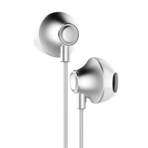 Casti cu fir, in ear, conector jack si microfon Baseus Encok H6- culoare argintie - Img 2
