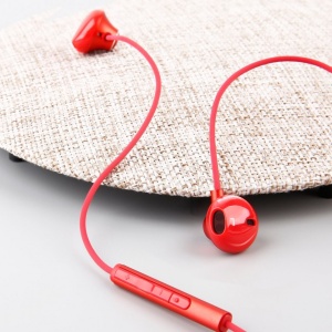 Casti cu fir, in ear, conector jack si microfon Baseus Encok H6- culoare rosie - Img 4