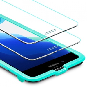 Folie sticla securizata iPhone SE 2022/SE 2020/ 7/8 -ESR Screen Shield -2 bucati -clear - Img 2