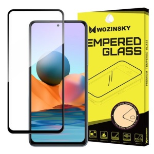 Folie sticla securizata Xiaomi Redmi Note 10 - Wozinsky Full Glue , Full Coveraged- margine neagra - Img 1