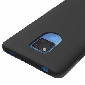 Husa Huawei Mate 20 - Silicone Case Soft Flexible Rubber Cover-Neagra - Img 5