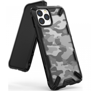 Husa Iphone 11 PRO MAX- Ringke Fusion X- Camo Black - Img 1