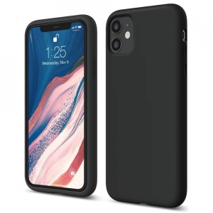 Husa iPhone 11 -Soft Edge Silicone Neagra - Img 4