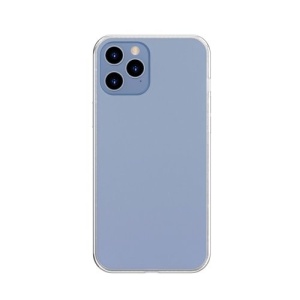 Husa iPhone 12 Pro Max -Baseus Frosted Glass Case cu margine flexibila -Transparenta - Img 1