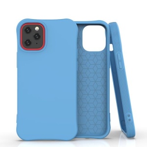 Husa Iphone 12 PRO MAX -Soft Color Case flexible gel-albastra
