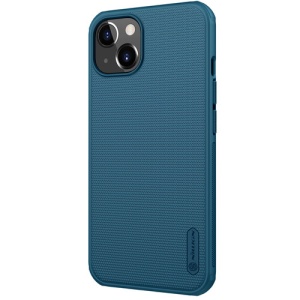 Husa Iphone 13 -Nillkin Super Frosted Shield Case Albastra - Img 6