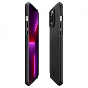 Husa iPhone 13 Pro Max - Spigen Thin Fit -Black - Img 7
