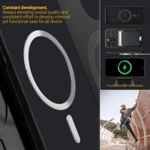 Husa iPhone 15 Pro Max Caseology Parallax Magsafe Neagra by Spigen - Img 7