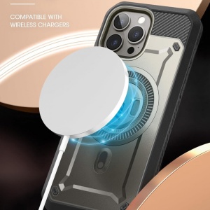 Husa iPhone 15 Pro Supcase UB Pro Mag Magsafe -Titan Gray - Img 2