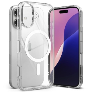 Husa iPhone 16 Plus Ringke Fusion Magsafe transparenta - Img 3
