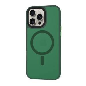 Husa iPhone 16 Pro Max HaloFrost MagSafe Series Midnight Green - Img 2