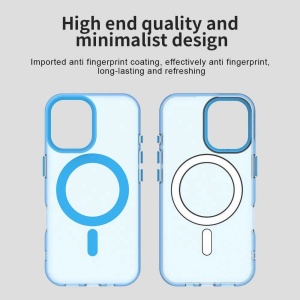 Husa iPhone 17 CandyCase Magsafe albastra - Img 5