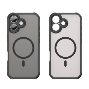 Husa iPhone 17 HaloFrost Magsafe Neagra - Img 3