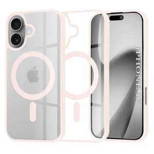 Husa iPhone 17 Magsafe Pro transparenta / nude pink Techsuit