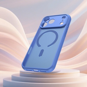 Husa iPhone 17 Pro HaloFrost Magsafe Sky Blue - Img 4