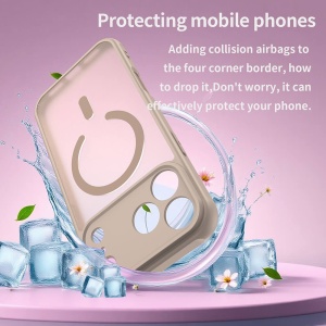 Husa iPhone 17 Pro Max HaloFrost Magsafe gold - Img 4