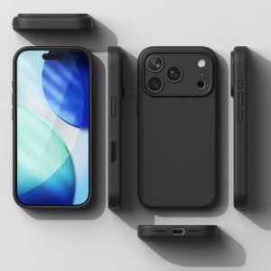 Husa iPhone 17 Pro Max Ringke Silicone Magnetic Magsafe Neagra - Img 6