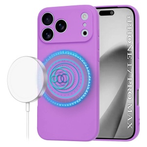 Husa iPhone 17 Pro Max SoftFlex Magsafe mov - Img 1